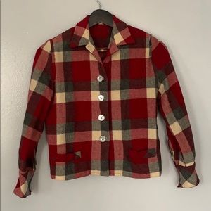 Vintage Wool Blouse/Jacket